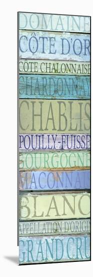 Burgundy Wines White-Cora Niele-Mounted Giclee Print