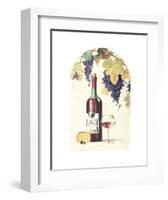 Burgundy-Lisa Danielle-Framed Art Print