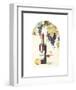 Burgundy-Lisa Danielle-Framed Art Print