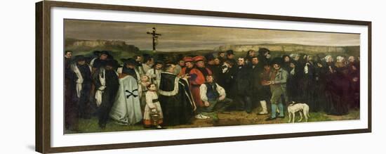 Burial at Ornans, 1849-50-Gustave Courbet-Framed Premium Giclee Print