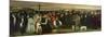 Burial at Ornans, 1849-50-Gustave Courbet-Mounted Giclee Print