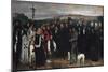 Burial at Ornans (Un Enterrement a Ornans)-Gustave Courbet-Mounted Art Print