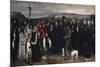 Burial at Ornans (Un Enterrement a Ornans)-Gustave Courbet-Mounted Premium Giclee Print