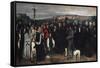 Burial at Ornans (Un Enterrement a Ornans)-Gustave Courbet-Framed Stretched Canvas