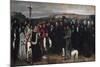 Burial at Ornans (Un Enterrement a Ornans)-Gustave Courbet-Mounted Art Print