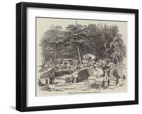 Burial-Ground for the Chinese, at Calcutta-null-Framed Giclee Print