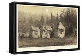 Burial Houses-null-Framed Stretched Canvas