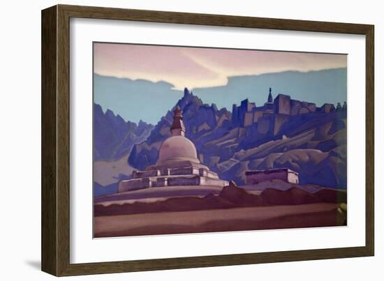 Burial Mound, Ladakh, 1937-Nikolai Konstantinovich Rerikh-Framed Giclee Print