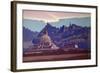 Burial Mound, Ladakh, 1937-Nikolai Konstantinovich Rerikh-Framed Giclee Print