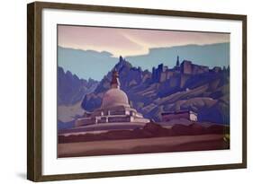 Burial Mound, Ladakh, 1937-Nikolai Konstantinovich Rerikh-Framed Giclee Print