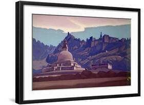 Burial Mound, Ladakh, 1937-Nikolai Konstantinovich Rerikh-Framed Giclee Print