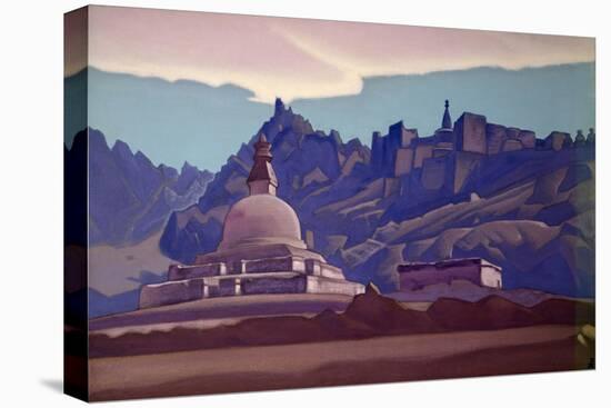 Burial Mound, Ladakh, 1937-Nikolai Konstantinovich Rerikh-Stretched Canvas