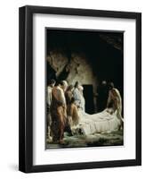 Burial of Christ-Carl Bloch-Framed Giclee Print