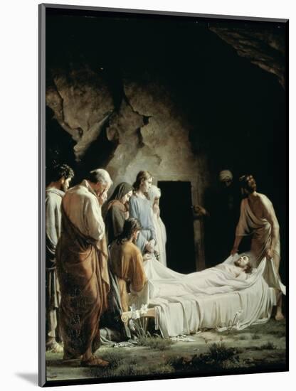 Burial of Christ-Carl Bloch-Mounted Giclee Print