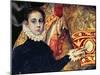 Burial of Count Orgaz, Legend of 1323, Boy, Thought to Be the Son of the Painter, Manuel, 1586-88-El Greco-Mounted Giclee Print