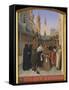 Burial of Etienne Chevalier-Jean Fouquet-Framed Stretched Canvas