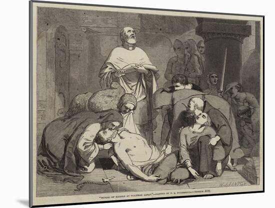 Burial of Harold at Waltham Abbey-Frederick Richard Pickersgill-Mounted Giclee Print