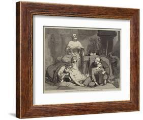 Burial of Harold at Waltham Abbey-Frederick Richard Pickersgill-Framed Giclee Print