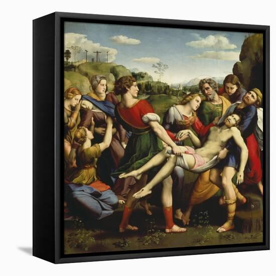 Burial of Jesus, 1507-Raphael-Framed Stretched Canvas