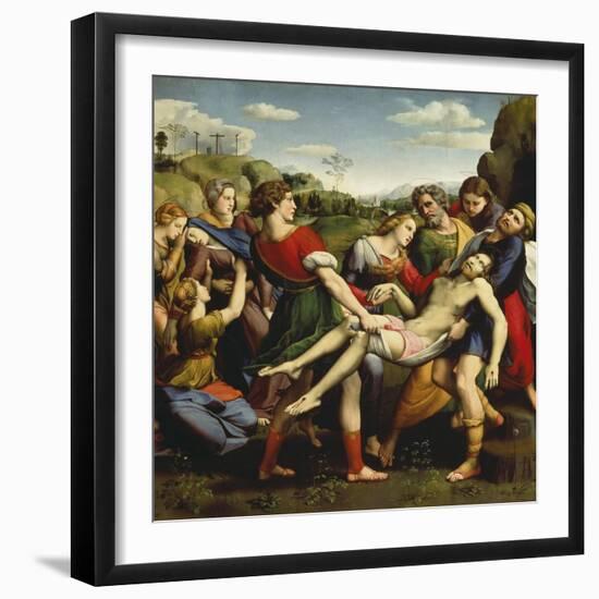 Burial of Jesus, 1507-Raphael-Framed Giclee Print