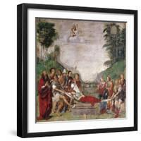 Burial of Saint Cecilia, 1506-Francesco Francia-Framed Giclee Print