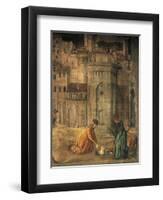 Burial of St Ercolano, a Scene from the Siege of Totila, 1461-1466-Benedetto Bonfigli-Framed Giclee Print