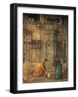 Burial of St Ercolano, a Scene from the Siege of Totila, 1461-1466-Benedetto Bonfigli-Framed Giclee Print