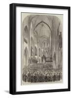 Burial of the Late King of Denmark-null-Framed Giclee Print