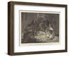 Burial of the Murdered Sons of Edward IV in the Tower-John Cross-Framed Giclee Print