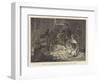 Burial of the Murdered Sons of Edward IV in the Tower-John Cross-Framed Giclee Print