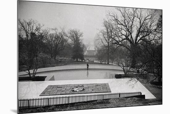 Burial Site of the Late John Fitzgerald Kennedy and Children-null-Mounted Photographic Print