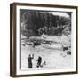 Buried for Ages - Colonnaded Terraces of the Temple at Der-El-Bahri, Thebes, Egypt, 1905-Underwood & Underwood-Framed Photographic Print