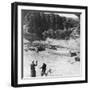 Buried for Ages - Colonnaded Terraces of the Temple at Der-El-Bahri, Thebes, Egypt, 1905-Underwood & Underwood-Framed Photographic Print