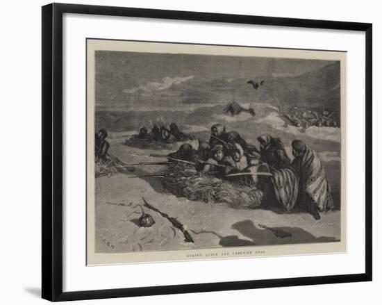 Buried Quick and Unburied Dead-Arthur Boyd Houghton-Framed Giclee Print