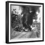 Buring Diesel Truck on the Ledo Road, Burma, July 1944-Bernard Hoffman-Framed Photographic Print