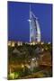 Burj Al Arab and Medinat Hotels, 7 Stars Hotel, Jumeirah, Dubai, United Arab Emirates-Axel Schmies-Mounted Photographic Print