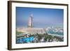 Burj Al Arab, from the Jumeirah Beach Hotel, Dubai, Uae-Jon Arnold-Framed Photographic Print