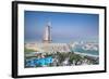 Burj Al Arab, from the Jumeirah Beach Hotel, Dubai, Uae-Jon Arnold-Framed Photographic Print