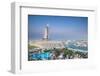 Burj Al Arab, from the Jumeirah Beach Hotel, Dubai, Uae-Jon Arnold-Framed Photographic Print