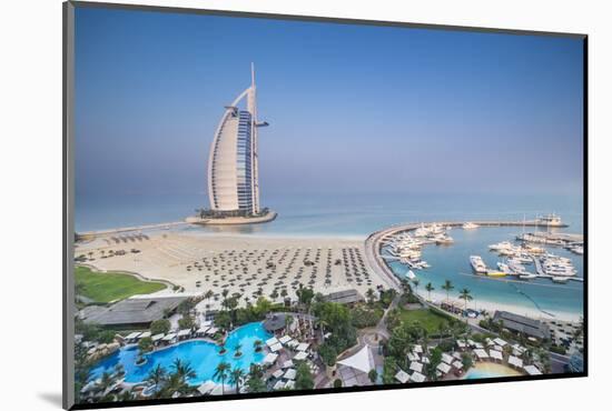 Burj Al Arab, from the Jumeirah Beach Hotel, Dubai, Uae-Jon Arnold-Mounted Photographic Print