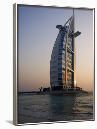 Burj Al Arab Hotel, Dubai, United Arab Emirates, Middle East-Amanda Hall-Framed Photographic Print