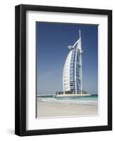 Burj Al Arab Hotel, Dubai, United Arab Emirates, Middle East-Amanda Hall-Framed Photographic Print