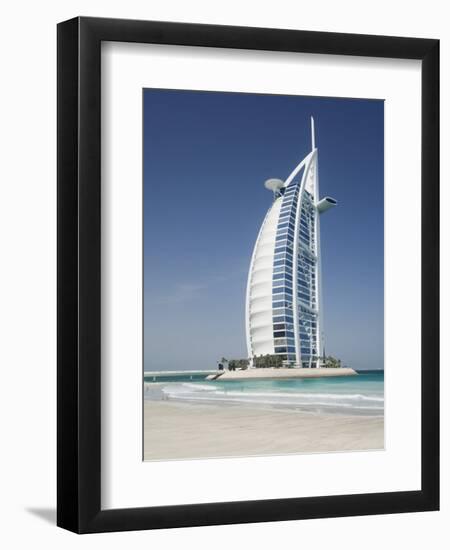 Burj Al Arab Hotel, Dubai, United Arab Emirates, Middle East-Amanda Hall-Framed Photographic Print