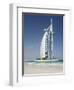 Burj Al Arab Hotel, Dubai, United Arab Emirates, Middle East-Amanda Hall-Framed Photographic Print