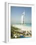 Burj Al Arab Hotel, Dubai, United Arab Emirates, Middle East-Amanda Hall-Framed Photographic Print