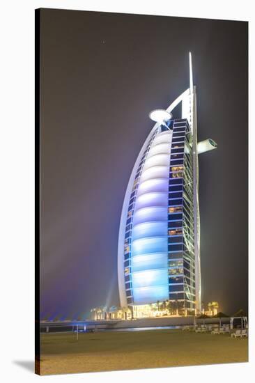 Burj Al Arab Hotel Dubai, United Arab Emirates-Michael DeFreitas-Stretched Canvas