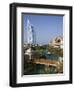 Burj Al Arab Hotel from the Madinat Jumeirah Complex, Dubai, United Arab Emirates-Walter Bibikow-Framed Photographic Print