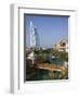 Burj Al Arab Hotel from the Madinat Jumeirah Complex, Dubai, United Arab Emirates-Walter Bibikow-Framed Photographic Print