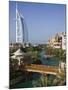 Burj Al Arab Hotel from the Madinat Jumeirah Complex, Dubai, United Arab Emirates-Walter Bibikow-Mounted Photographic Print
