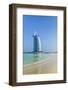 Burj Al Arab Hotel, Iconic Dubai Landmark, Jumeirah Beach, Dubai, United Arab Emirates, Middle East-Fraser Hall-Framed Photographic Print